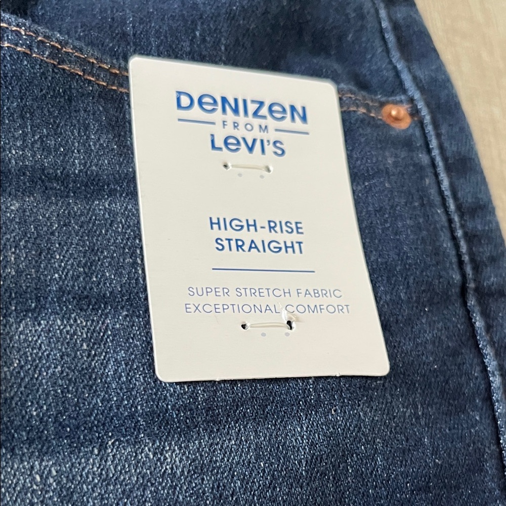 Denizen from Levi's High Rise Deep Blue Jeans - Picture 2 of 16
